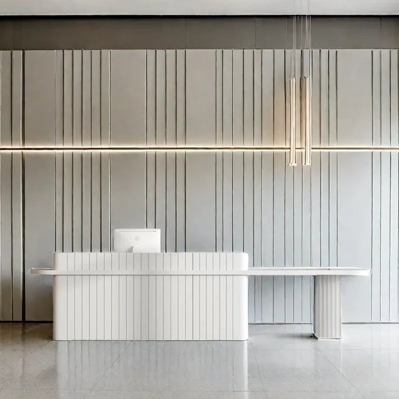 Стойка регистрации современный центр обслуживания клиентов роскошный