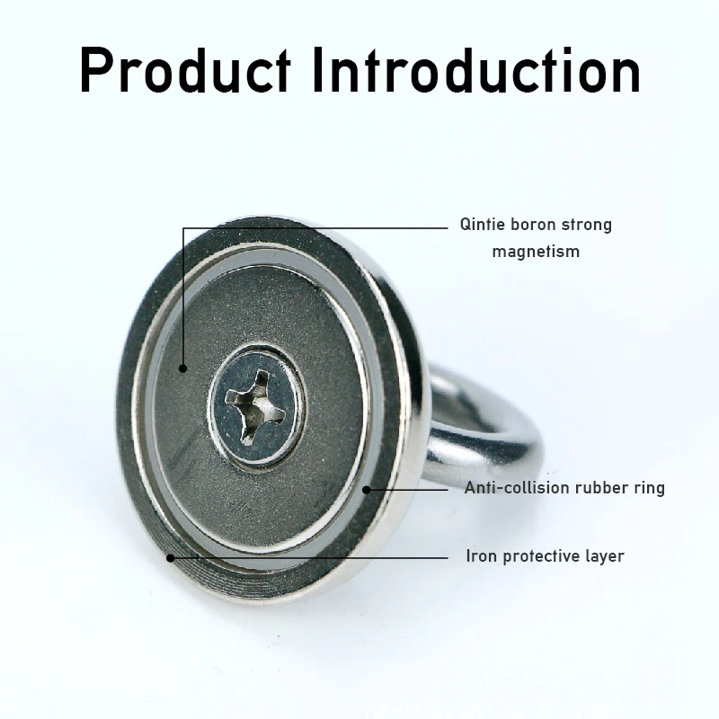 1 шт. неодимовый магнит с кольцом 9/25/45/115 фунтов