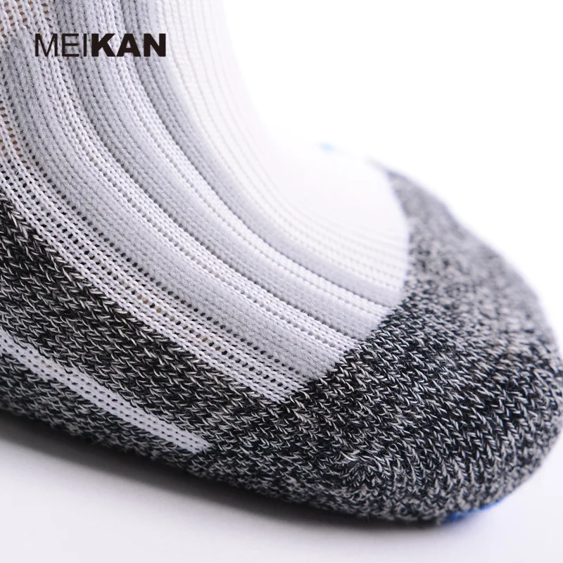 Men's Professional Outdoor Sports Socks Coolmax Running Socks Terry Sole Pressure Socks MEIKAN MK5015