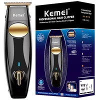 original kemei cordless hair trimmer for men grooming professional beard hair clipper electric rechargeable hair cutting machine
