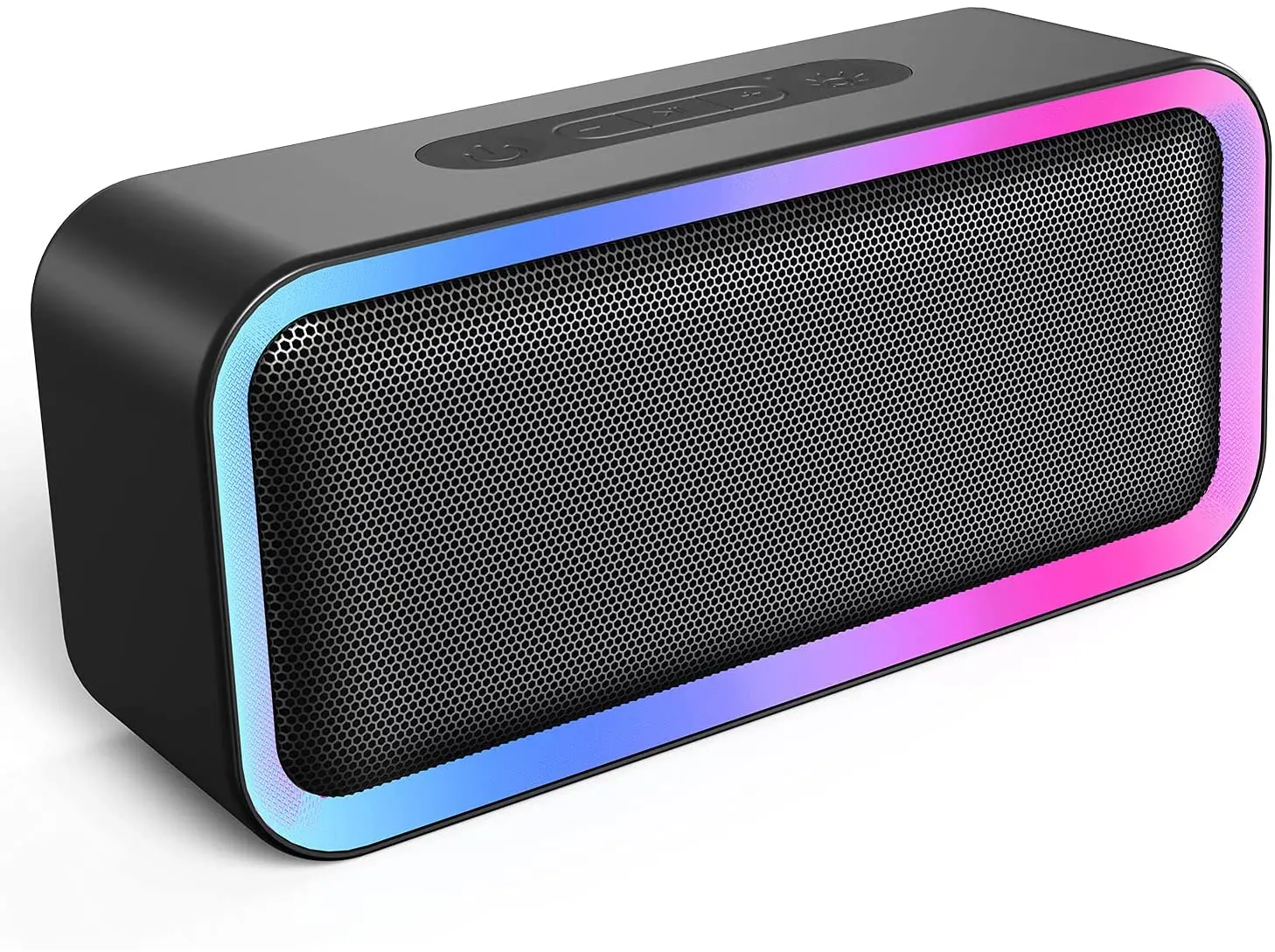 

Bluetooth Speaker, atunç Bluetooth 5.0 Wireless Portable Speaker with 10W Stereo Sound, Party Speakers with Ambient RGB