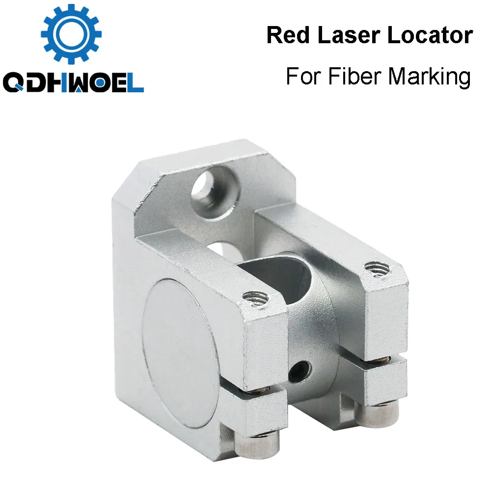

QDHWOEL Red laser Locator Red Dot Locator Part Diameter 12mm Optical Path Accessories for Fiber Metal Marking Machine