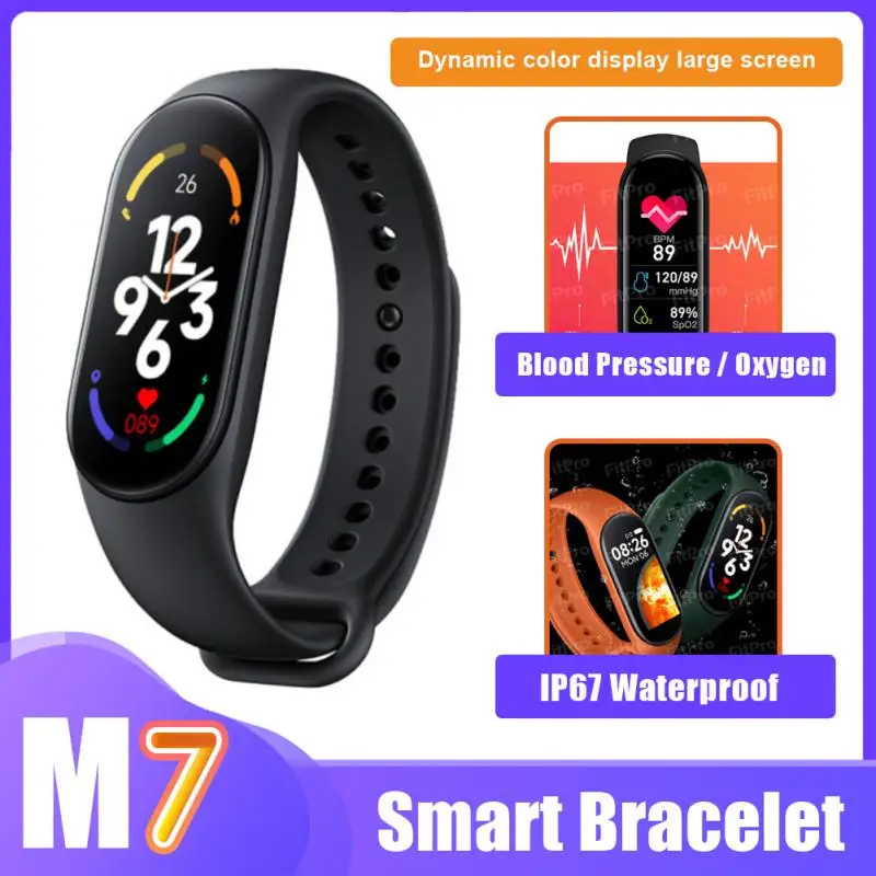 

Hd 80mah Heart Rate Blood Pressure Monitor Sport Watch Dustproof Smart Watch Large Screen For Xiaomi Huawei Oppo Health Monitor