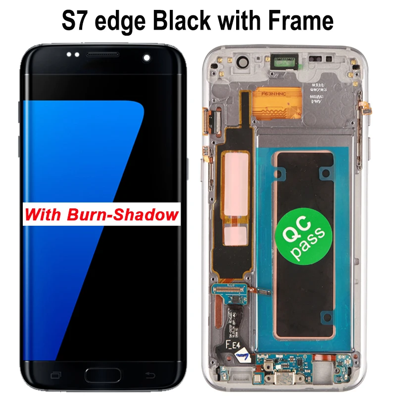 ЖК-дисплей 5 дюйма с жидкокристаллическим сенсорным экраном для SAMSUNG Galaxy S7 edge G935