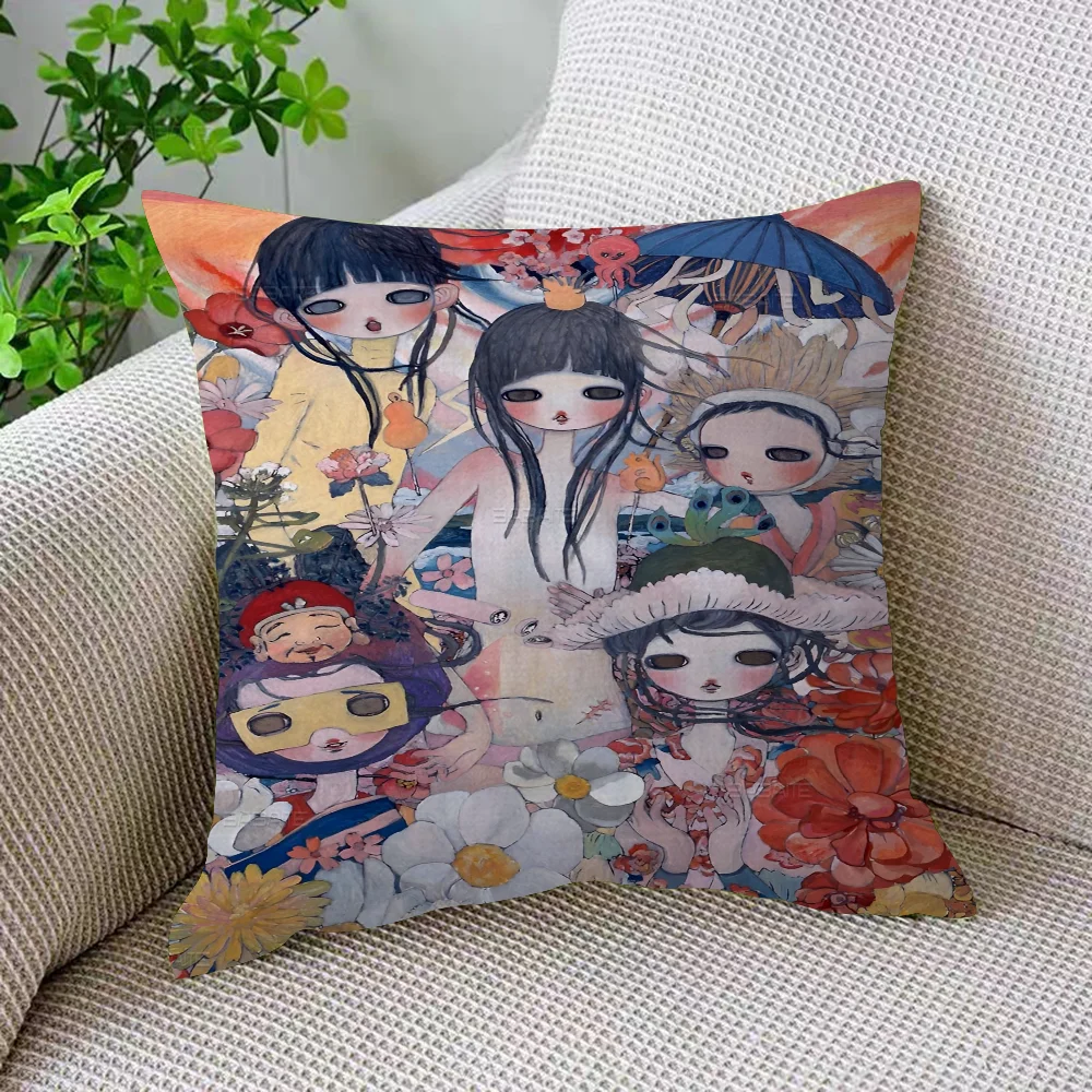 Aya Takano Anime Personalized Pillow Dust Cover Bedroom Kids Party Decoration Pillowcase Birthday Children Gift