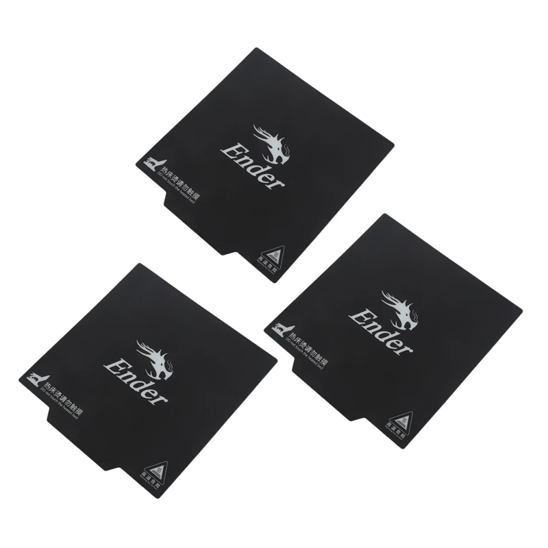 

3Pcs 9.2 Inch X 9.2 Inch Ender-3 Printer Part Magic Magnetic Build Surface Bed Paper Label With Label 235 X 235Mm