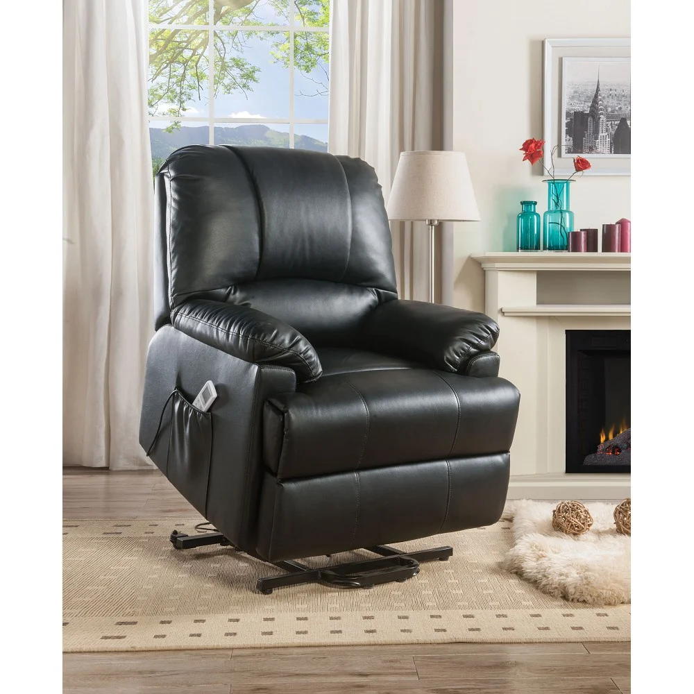 

Ixora Recliner w/Power Lift & Massage in Black PU 59285