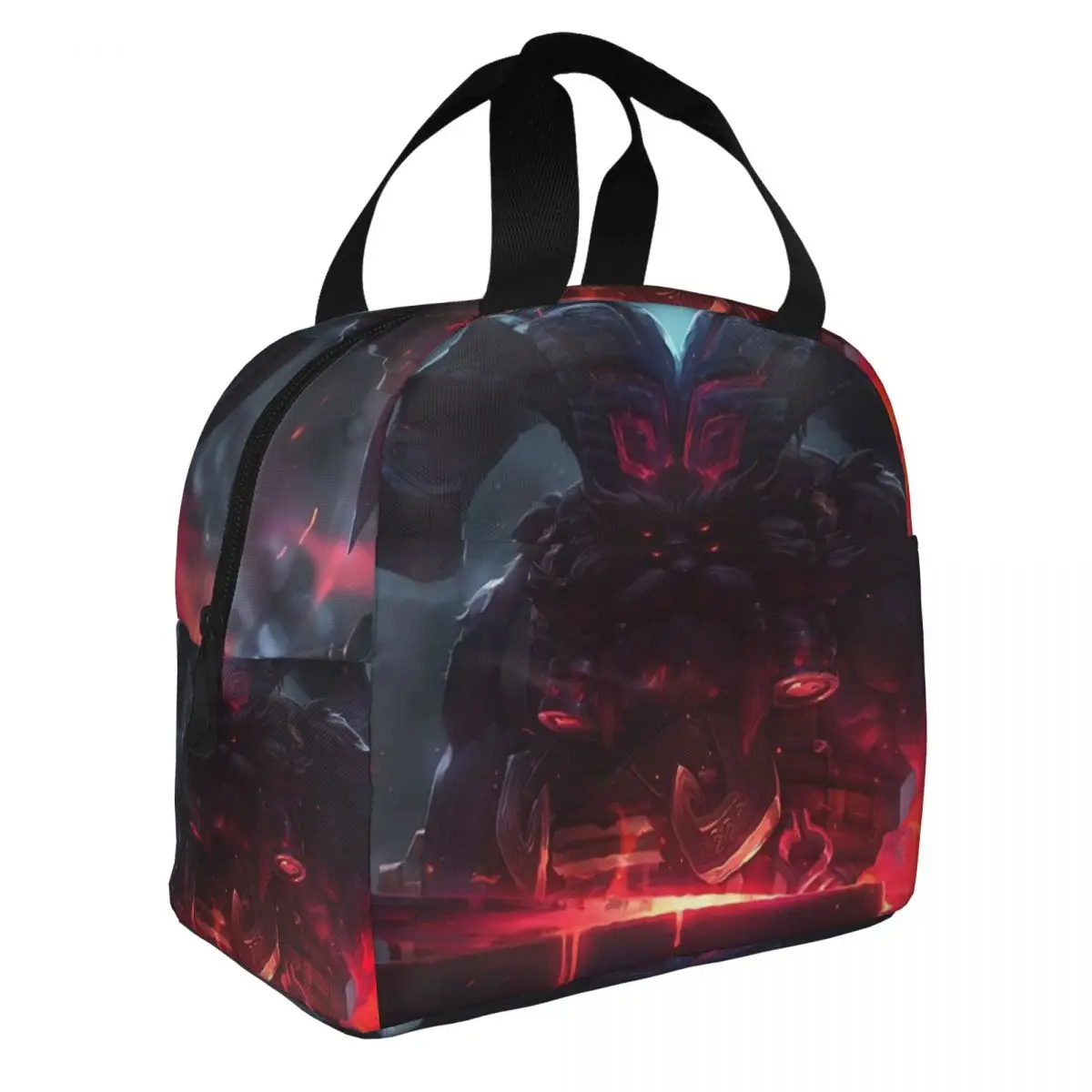 Ornn League Of Legends LOL Lunch Bento Bags Portable Aluminum Foil thickened Thermal Cloth Lunch Bag for Women Men Boy