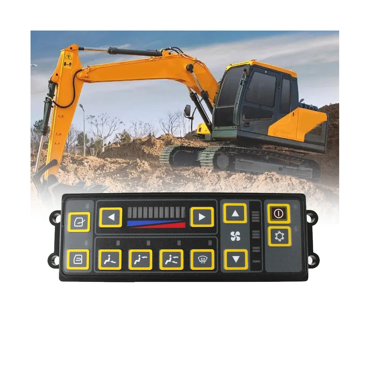 11N6-90031 наклейка на панель управления для экскаватора и кондиционирования воздуха