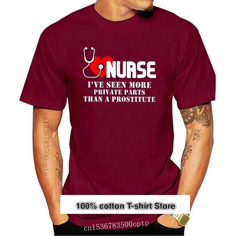 Camiseta de enfermera IVe Seen More Private Parts que A speeder