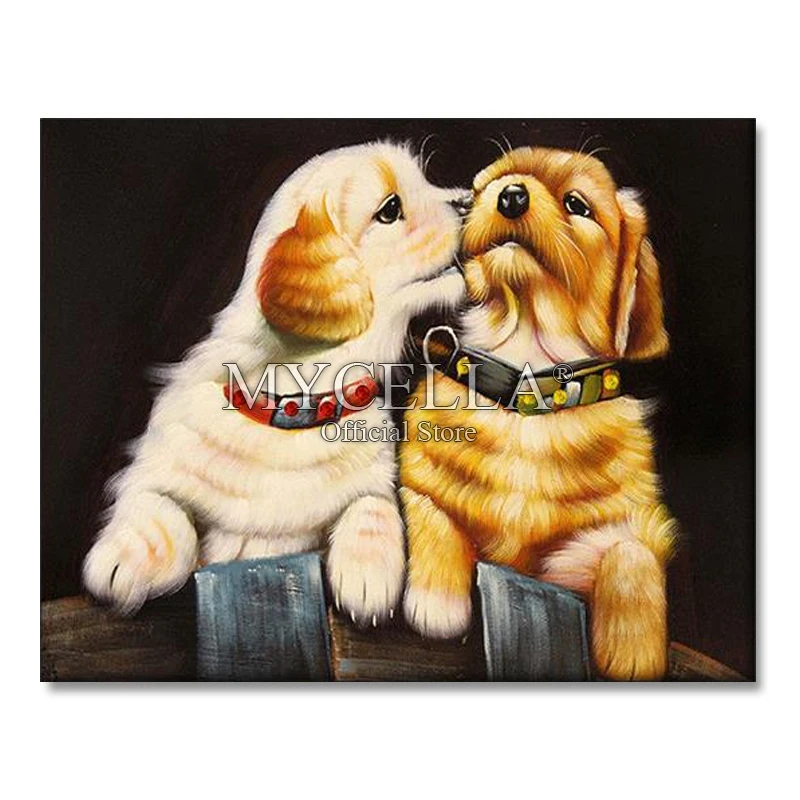 

Full Embroidery Animal Dog 5D Diy Diamond Painting Cross Stitch Diamond Mosaic Needlework decoración hogar pintura de diamante