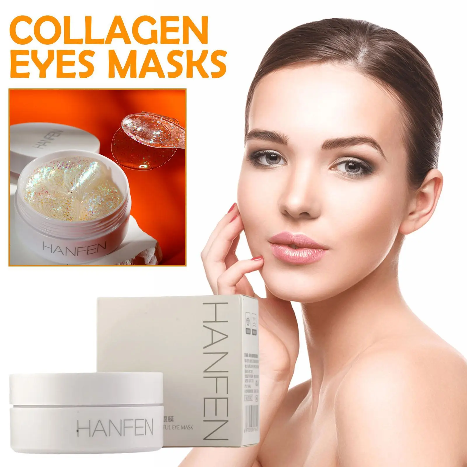 

60PCS Collagen Eye Patch Mask Anti Wrinkle Remove Dark Circles Face Care Moisturizing Patches Патчи Для Глаз Корейская Косметика