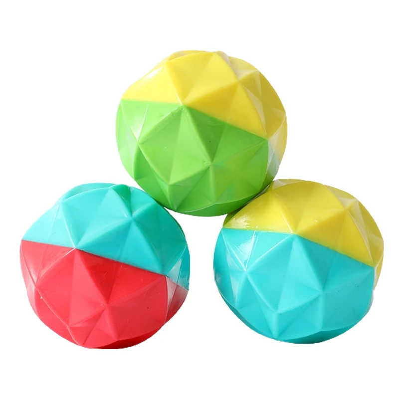 

3-Pack Dog Chew Toys for Small Dogs Soft Rubber Squeak Balls Safe TPR Material for Puppy Fetch and Retrieve Training