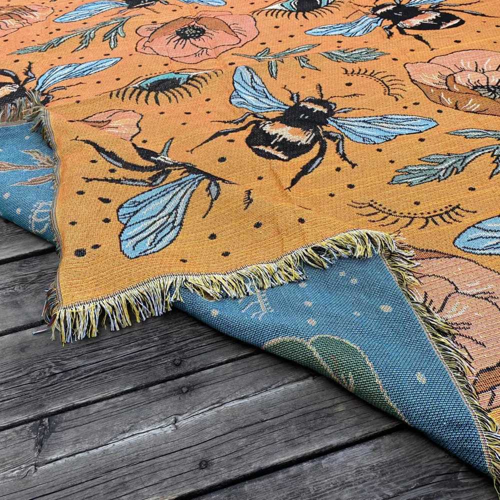 Тканое одеяло в скандинавском стиле для домашнего декора нитка дивана кушетки с