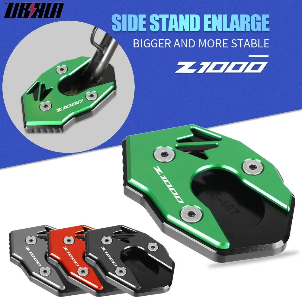 

Motorcycle Side Stand Enlarge Extension Pad For KAWASAKI Z1000 Z 1000 2010 2011 2012 2013 2014 2015 2016 2017 2018 2019 2020
