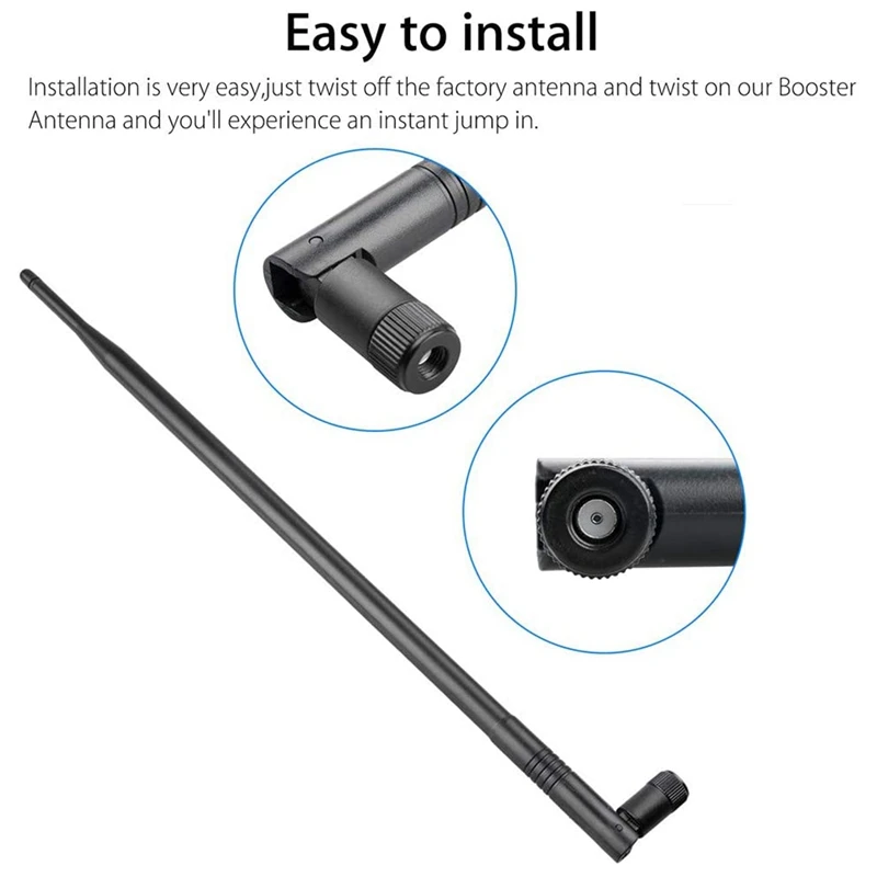 Всенаправленная антенна Wi-Fi 10DBi 2 4 ГГц 5 RP-SMA для маршрутизатора Asus RT-AC66U RT-N66U RT-N16 AC1750