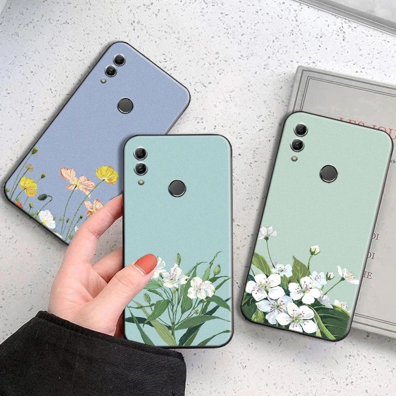 

Watercolor Painting Flowers And Plants Phone Case For Huawei Honor 7A 7X 8 8X 8C 9 V9 9A 9S 9X 9 Lite 9X Lite 8 9 Pro Soft Back