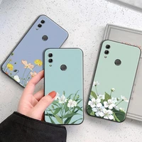 watercolor painting flowers and plants phone case for huawei honor 7a 7x 8 8x 8c 9 v9 9a 9s 9x 9 lite 9x lite 8 9 pro soft back