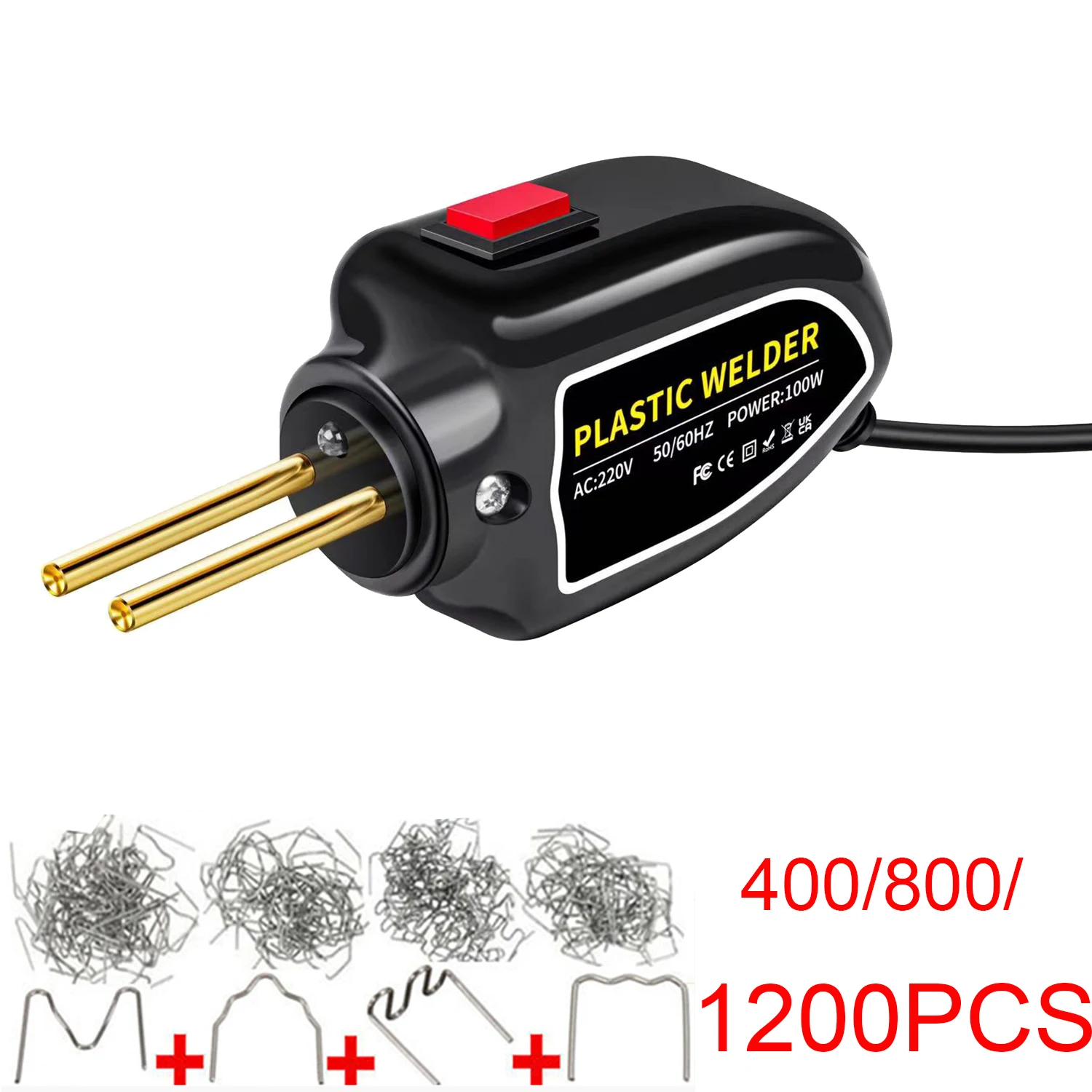 

Repair Welding Gun Plastic Soldering Stapler Car Welder Bumper Kit Staples Tools Plastic Bumper Iron Hot Heat Machine