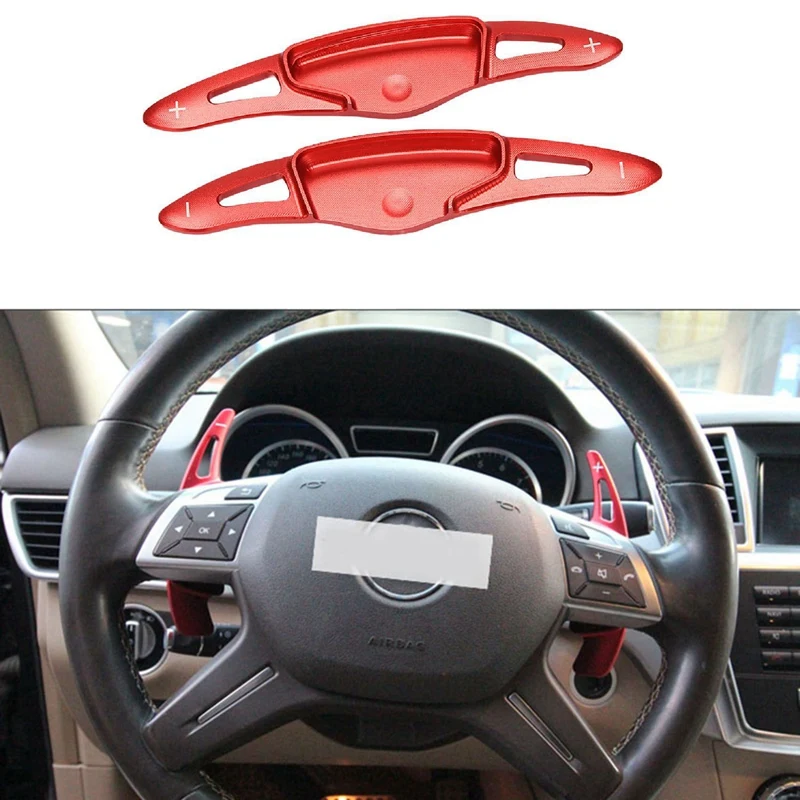 

1Pair Car Steering Wheel Paddle Shift Extension Shifter DSG Stickers Aluminum for Hyundai IONlQ Veloster Kona 2019-2020
