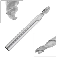 1pcs hss 2 flute end mill cutter 1mm 8mm cnc straight shank milling woodworking tool end mill router bit cnc mold processing