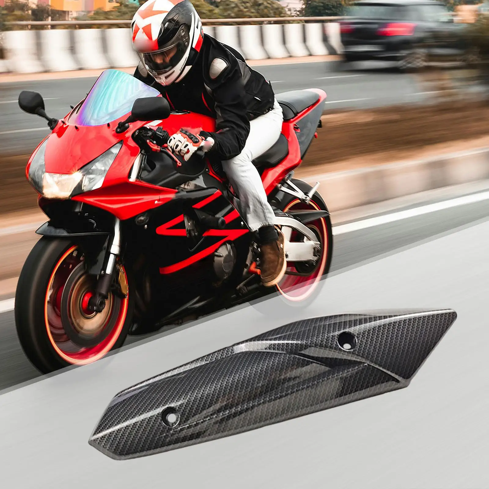 Универсальное Украшение для выхлопной тепловой защиты универсальная легкая в