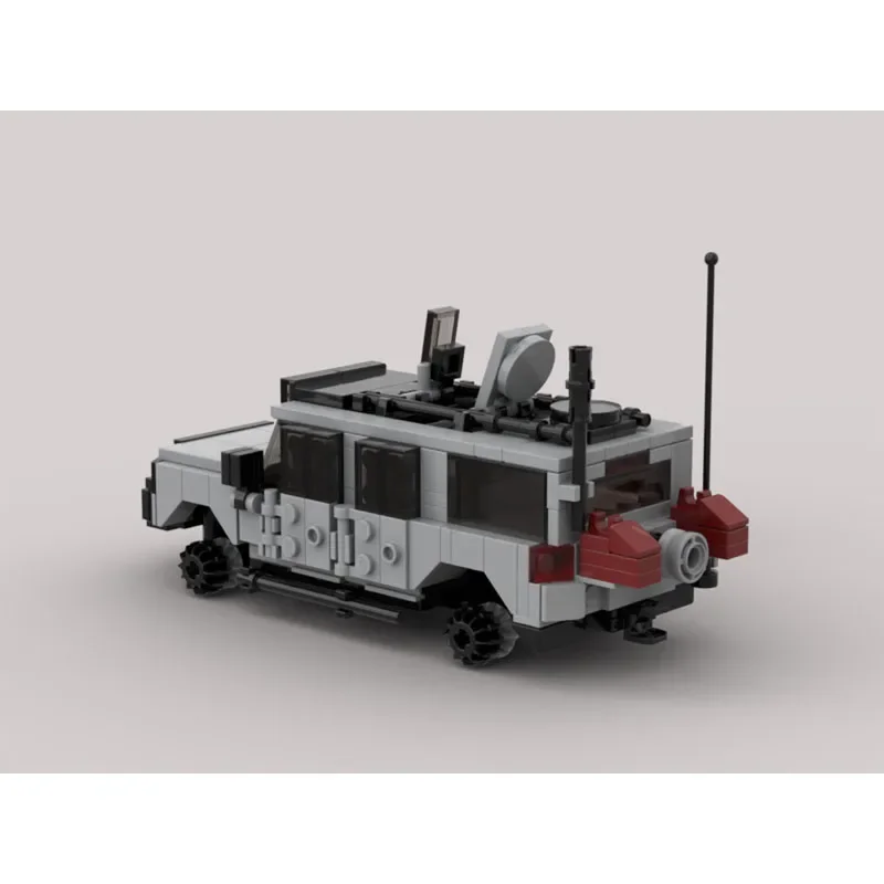 Классический заказ MOC-88738 Тактический агент Автомобиль SUV 8 сеток Модель