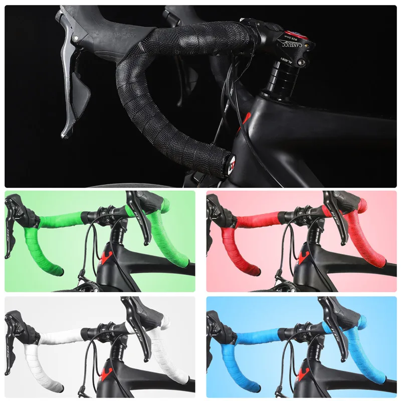 Фонарь на руль велосипеда амортизирующая лента из искусственной кожи с