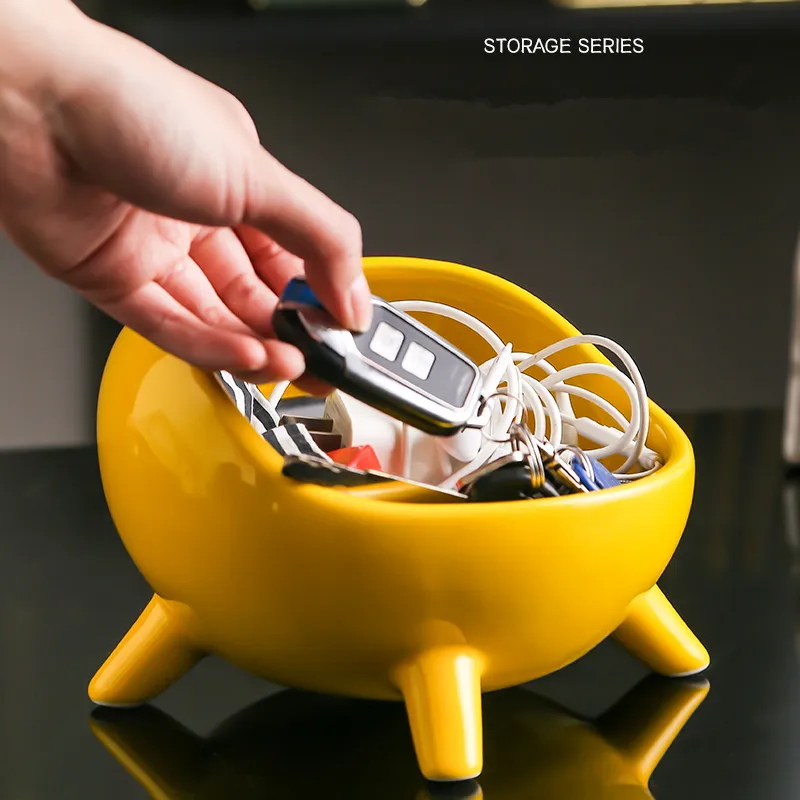 

1 шт., керамический контейнер для хранения фруктов, с пультом ДУ