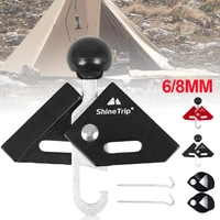 tent pole connector aluminum alloy adjustable angle non slip protection with hook pyramid tent awning pole thimble accessories