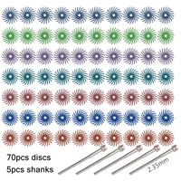 70pcspack dental composite spiral finishing polishing disc wheel and 5pcs dental lab polishing shank mandrel 2 35mm