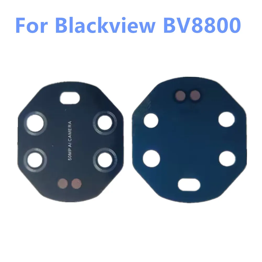 

New For Blackview Bv8800 Cell Phone Back Rear 50MP AI Camera Lens Glass Cover Spare Parts Flims