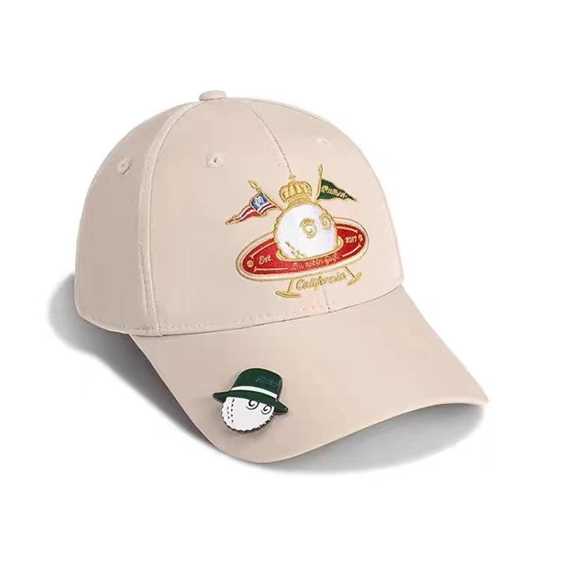 2023 Golf Men's/Women's Hat Korean Brand Embroidery Sun Shade Comfortable Breathable Outdoor Sports Casual Cap With Mark