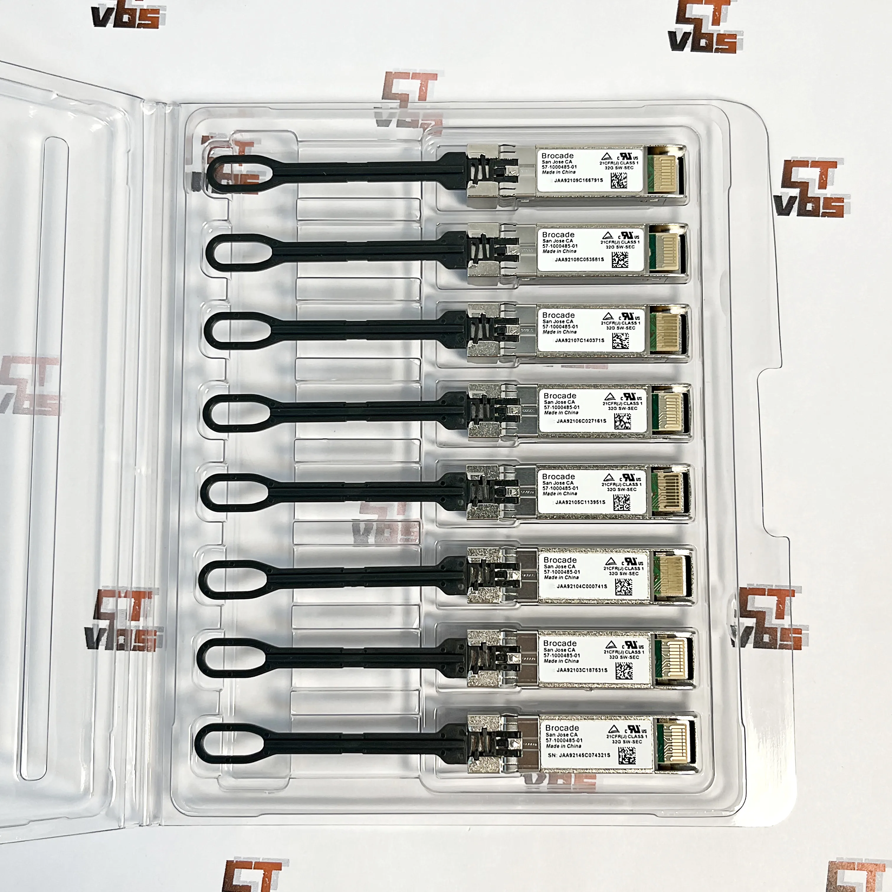 Brocade 32GB SW-SEC FC-SAN Transceiver 57-1000485-01 XBR-000412 Fiber Optic