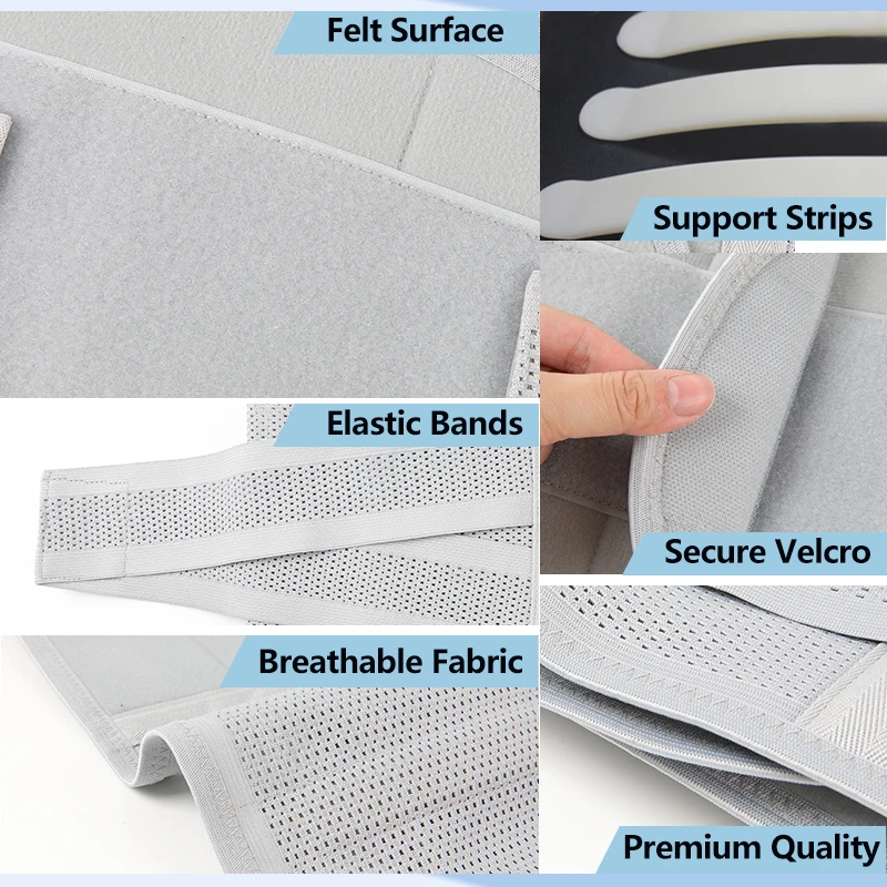 Waist Trainer Men Back Support Belt Tummy Control Flat Belly Warp Bands Adjustable Slimming Waist Trimmer Workout Shapewear