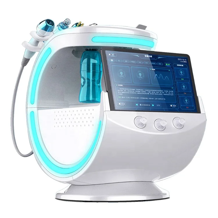 

Jiali Newest Skin Care 7 in 1 Skin Analyzer Water Oxygen Spray Aqua Hydra Peeling Facial Dermabrasion Microdermabrasion Machine