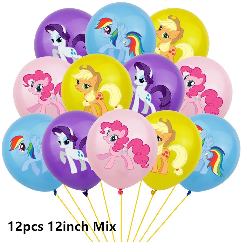Воздушный шар из фольги Мой маленький пони шары латекса с розовой лошадью