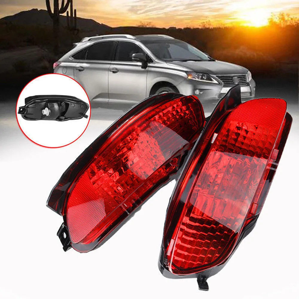 

2PCS Car Fog Lamp Rear Bumper Light​ Fog Lamp Parking Warning Light for Lexus RX330/RX350/RX400H 819200E010 819100E010