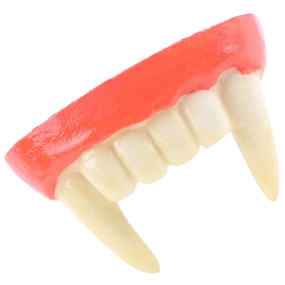 

Fangs Artificial Creepy Fangs Resin Fangs Dentures for Party Prop Decoration