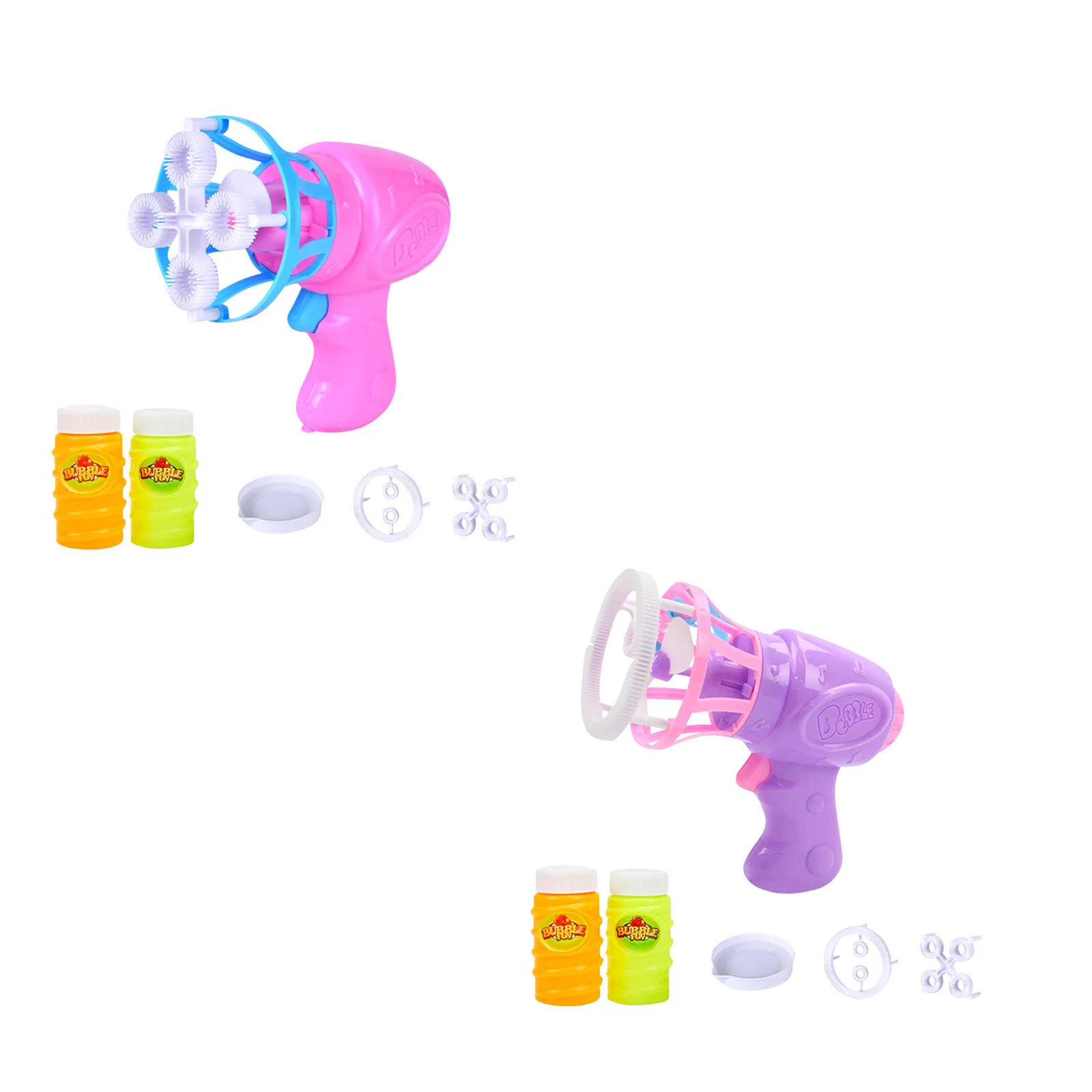

Outdoor Bubble Machine for Toddlers Christmas Gift for One Year Old Boy With Light Smoke Music 2pc Bubble Blower Bubble Smoke