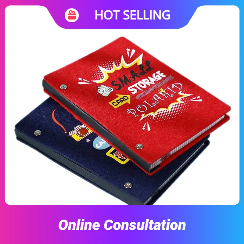 

3 Inches 150 pocket Photo Album Photocard Holder Movie Ticket Stamps Collect Book Korea Felt Cover Cards Protectors