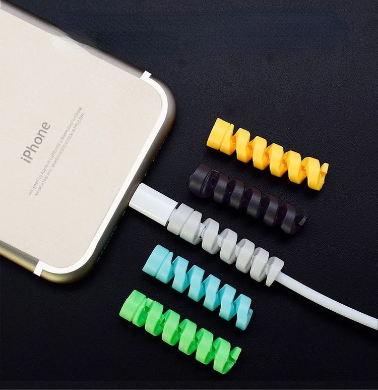 

10Pcs Cable Protector For iPhone Charger Protection USB Charging Cable Cord Protector Cable Management USB Cable Organizer