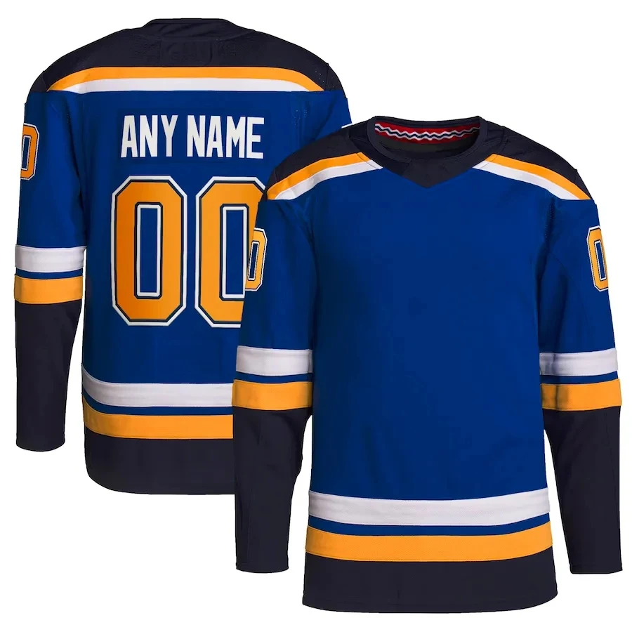 

Custom St. Louis Hockey Jersey American Ice Hockey Jersey Embroidery Your Name Any Number Sport Sweater All Stitched Men/Kids