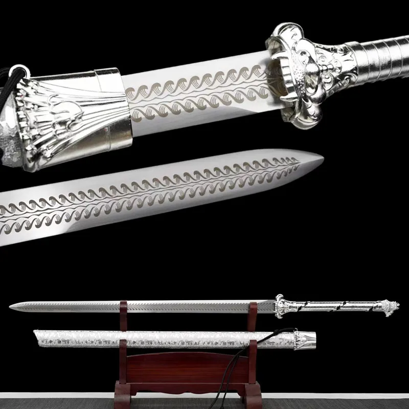 

High Manganese Steel Chinese Sword Real Battle Ready Sword Sharp Chinese Dao Metal Sword Decor