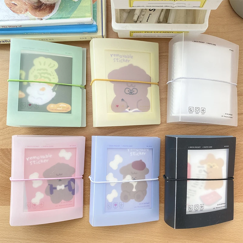 

64 Pocket Photo Album 3 Inch Transparent Photocard Holder Mini Instax Photos Album Name Card Storage Collect Book Polaroid Album
