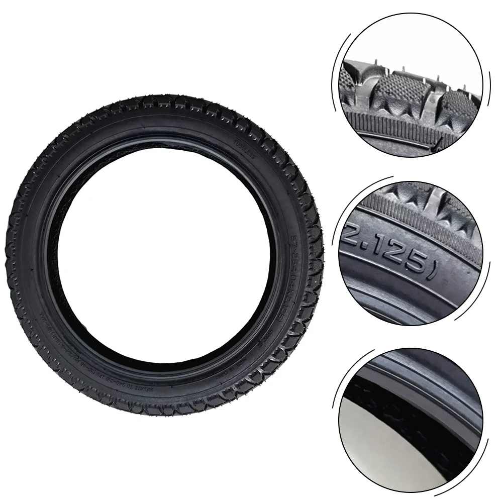 

Bike Tire Electric Bike Tyre 14 Inch Banlance Tyre E-bike Tubeless Tubeless Tire Wearproof 14x2.125 54-254 Tyre