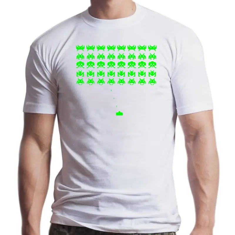 New T-shirt space invaders arcade vintage year 80 - 80 console geek alien- show original title