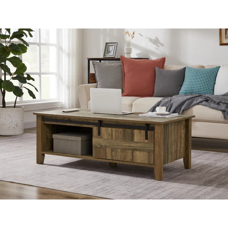 

Coffee Table Oak MDF [US Stock]