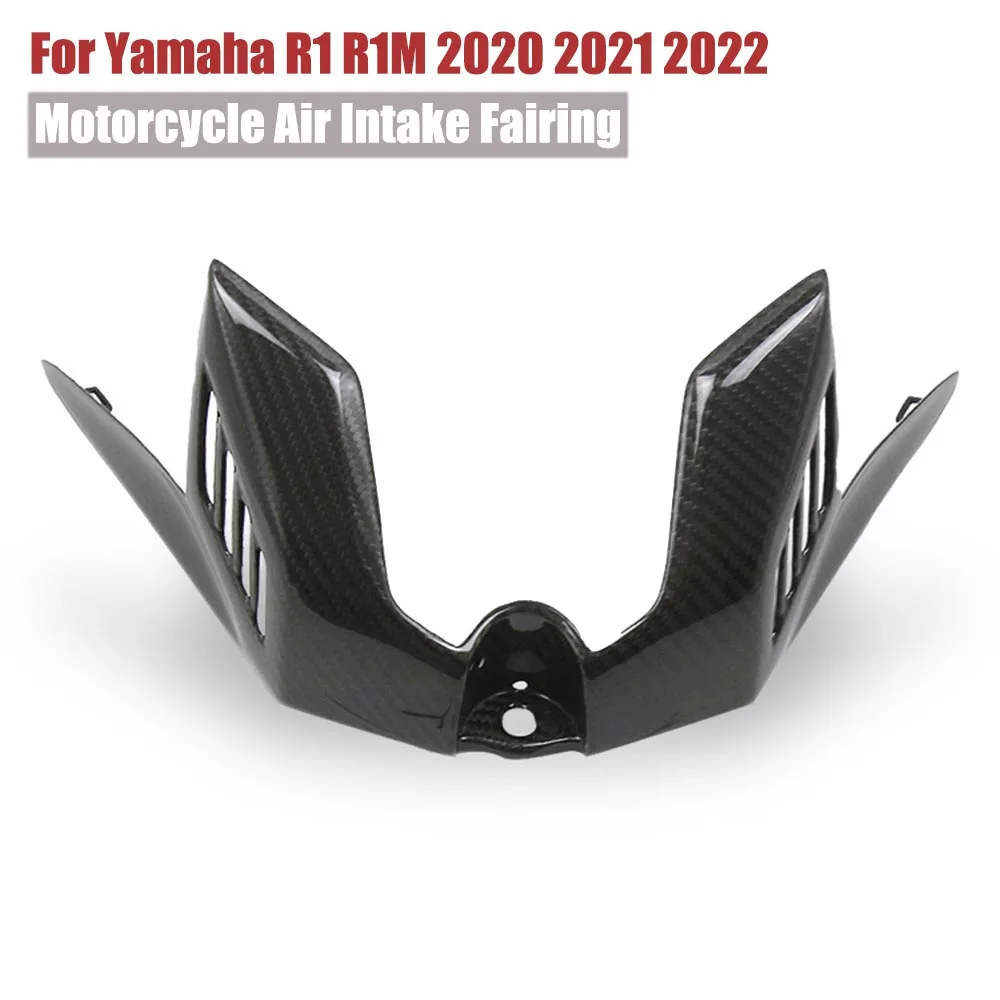 

Углеродное волокно для Yamaha YZF R1 R1M 2020 2021 2022 воздухозаборник мотоцикла передняя крышка топливный бак декоративные аксессуары