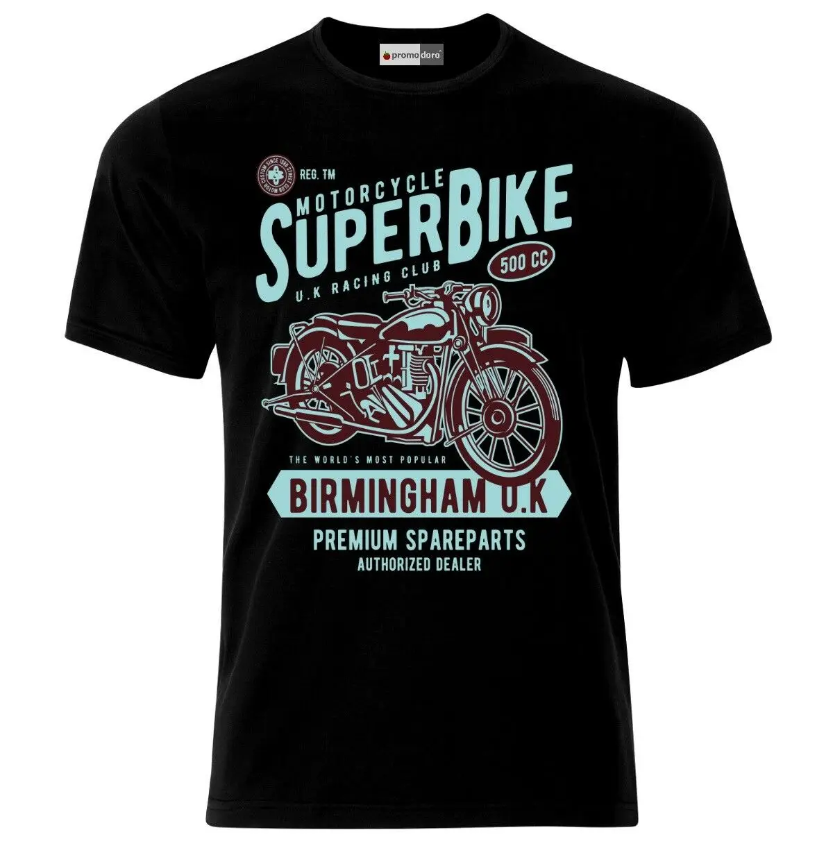 

Super Bike Rocker Tattoo Chopper Motor Racer Vintage Motorcycle T-Shirt. Summer Cotton Short Sleeve O-Neck Mens T Shirt New